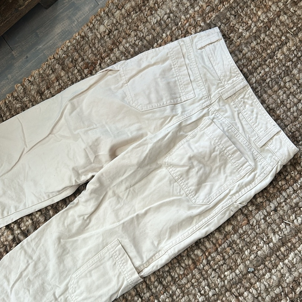 Aritzia Sun-deh Creme Cargo Pant Size 0 - Picture 7 of 8